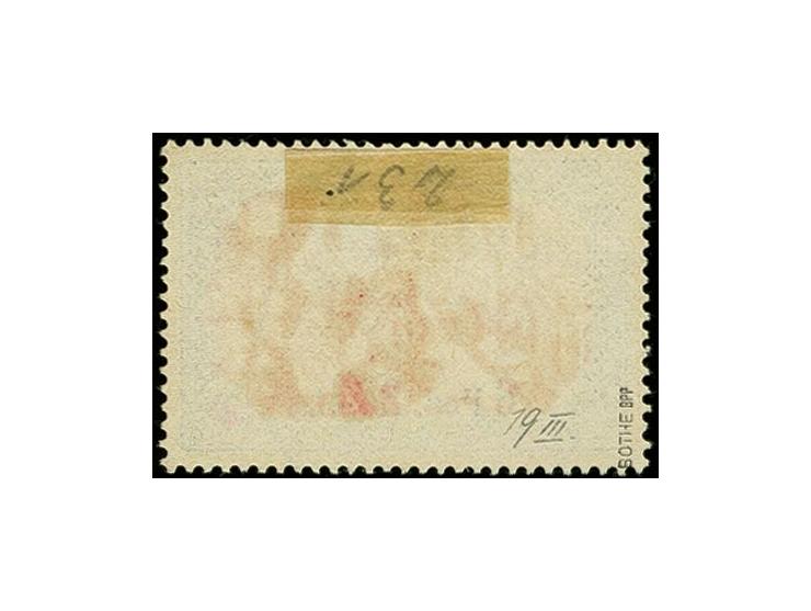 6 P. 25 C., Type 3, sauber zentrisch gestempelt, tadellos, signiert Bothe BPP