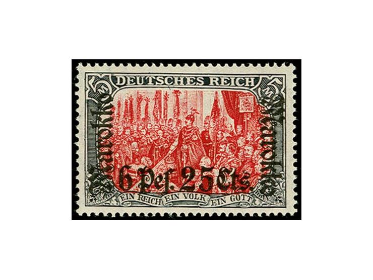 6 P. 25 C., sogenannter Ministerdruck, postfrisch, tadellos, signiert Pfenninger
