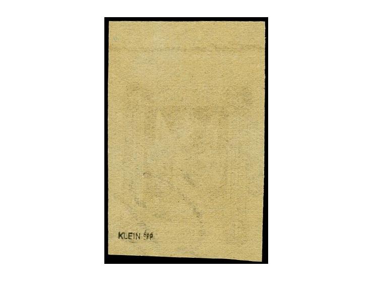 75 Pfennig als ungezähntes Oberrandstück, postfrisch, tadellos, signiert Klein BPP