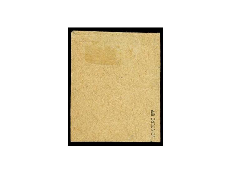 60 Pfennig, sauber gestempelt auf kleinem Briefstück, tadellos, signiert Weinberg BPP
