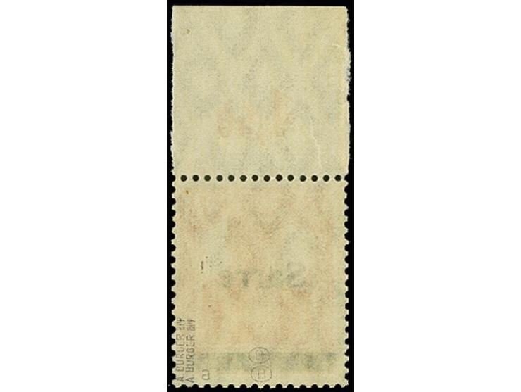 7½ Pfennig als Oberrandstück, postfrisch, tadellos, u.a. signiert Burger BPP