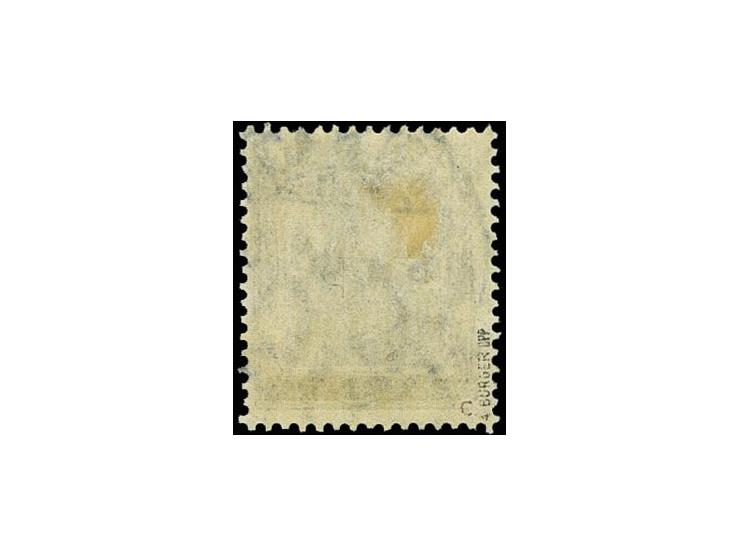 15 Pfennig, sauber gestempelt, tadellos, signiert Burger BPP