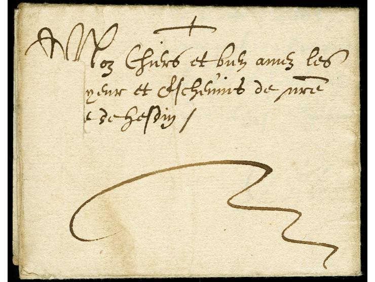 1619, "Albert" and "Isabel", signatures of the Archduke and Governor General of the Habsburg Netherlands and his wife on enti