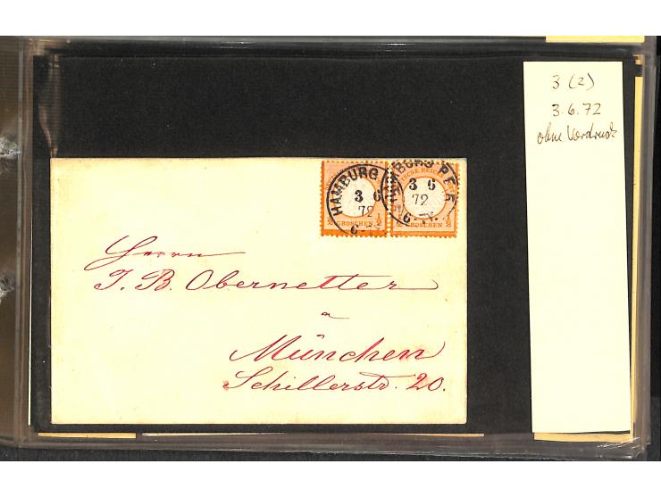 1869/87, Sammlung "private Vordruckkarten" mit einigen hundert Karten inkl. amtlicher Formulare und Ganzsachen mit Zurdrucken