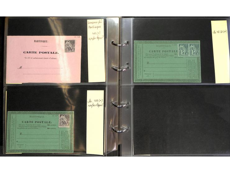 1872/78, umfangreiche Sammlung der amtlichen Formularkarten mit einigen hundert, meist gebrauchten Karten mit vielen verschie