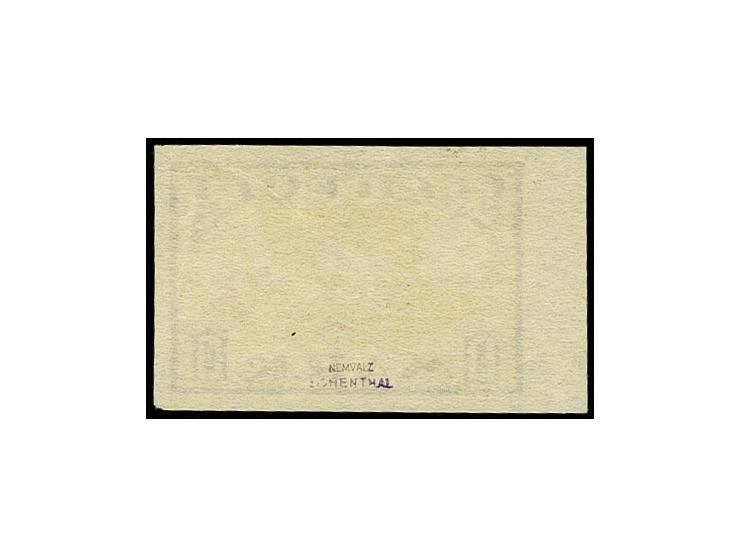  Viking ship 1 Mk., yellow instead of blue Viking ship, without gum, very fine, signed Nemvalz and Eichenthal (Hurt/Ojaste G: