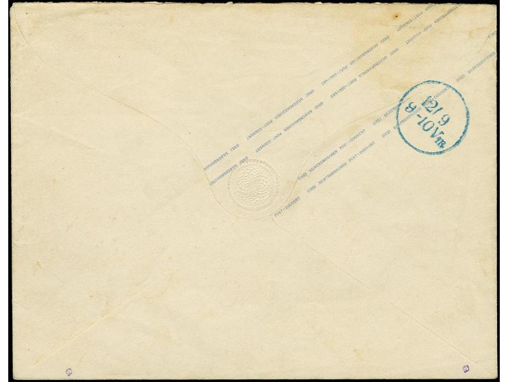 1863, Lange Gummierung, Umschlag 3 Sgr. rosa im Großformat mit sauber nebengesetztem DKr. "BRAUNSCHWEIG 11 SEPT. 1865" und bl