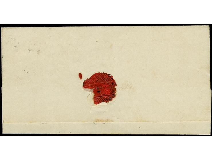 GABEL, "abzugeben in Gabel", handschriftlicher Vermerk auf Faltbriefhülle von Ripen nach Toftlund, frankiert mit Dänemark 4 S