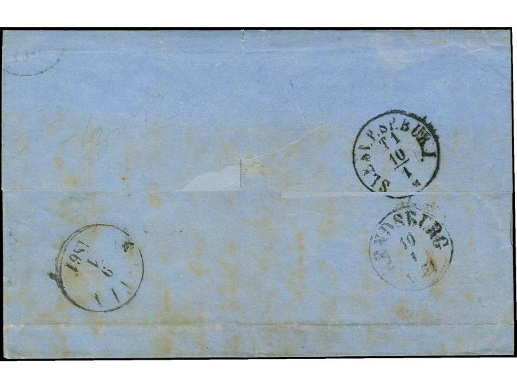 "Grömitz 9/1 61", handschriftlicher Aufgabevermerk vorderseitig auf Faltbriefhülle nach Rendsburg, frankiert mit Dänemark 4 S