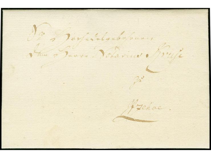 "Heiligenstedten 2 Dez. 1804", innen datierter Faltbrief nach Itzehoe, tadellos