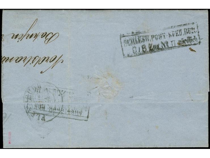 "NORDSTRAND 9/8 1864", EKr. als Aufgabe- und nebengesetzter Entwertungsstempel auf mit Herzogth.-Schleswig 1¼ S. grün frankie