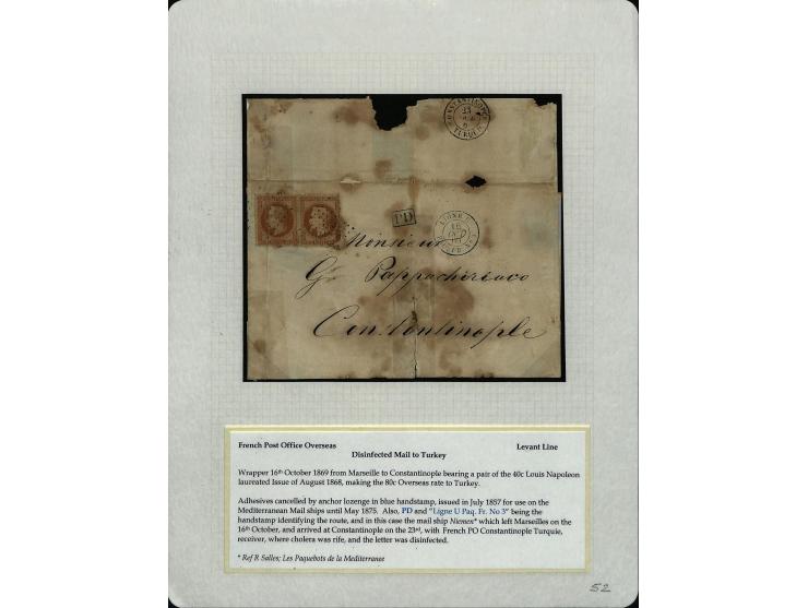 1849/75 (ca.), sehr schöner Sammlungsbestand, zu großen Teilen ausstellungsmäßig aufgezogen mit ungebrauchten und gebrauchten