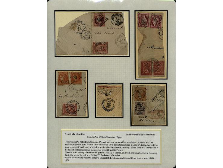 1849/75 (ca.), sehr schöner Sammlungsbestand, zu großen Teilen ausstellungsmäßig aufgezogen mit ungebrauchten und gebrauchten