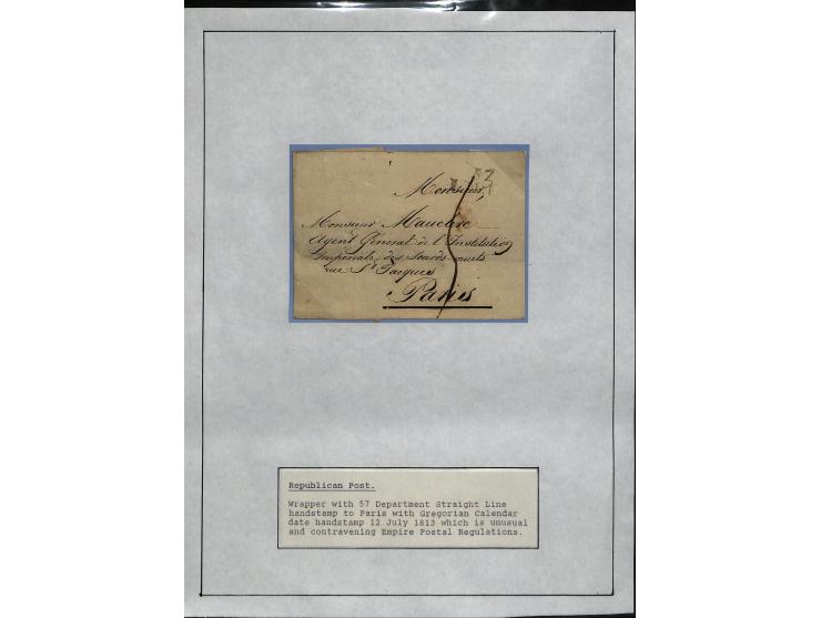 1849/75 (ca.), sehr schöner Sammlungsbestand, zu großen Teilen ausstellungsmäßig aufgezogen mit ungebrauchten und gebrauchten