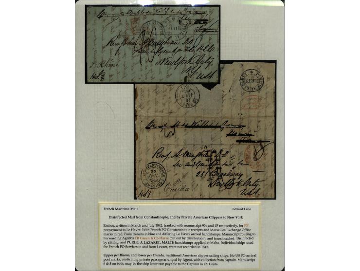 1849/75 (ca.), sehr schöner Sammlungsbestand, zu großen Teilen ausstellungsmäßig aufgezogen mit ungebrauchten und gebrauchten
