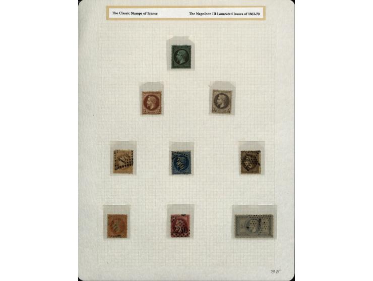 1849/75 (ca.), sehr schöner Sammlungsbestand, zu großen Teilen ausstellungsmäßig aufgezogen mit ungebrauchten und gebrauchten