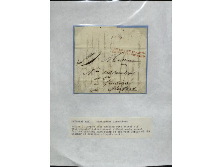 1849/75 (ca.), sehr schöner Sammlungsbestand, zu großen Teilen ausstellungsmäßig aufgezogen mit ungebrauchten und gebrauchten
