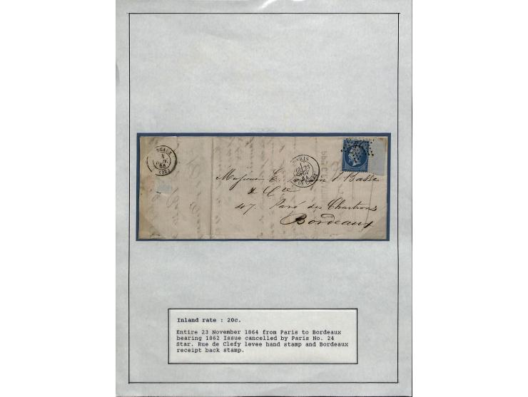 1849/75 (ca.), sehr schöner Sammlungsbestand, zu großen Teilen ausstellungsmäßig aufgezogen mit ungebrauchten und gebrauchten