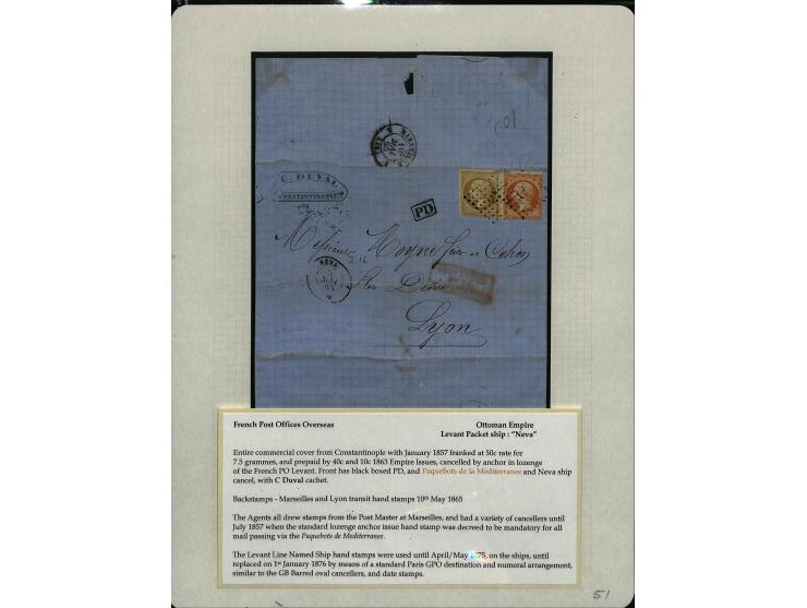 1849/75 (ca.), sehr schöner Sammlungsbestand, zu großen Teilen ausstellungsmäßig aufgezogen mit ungebrauchten und gebrauchten