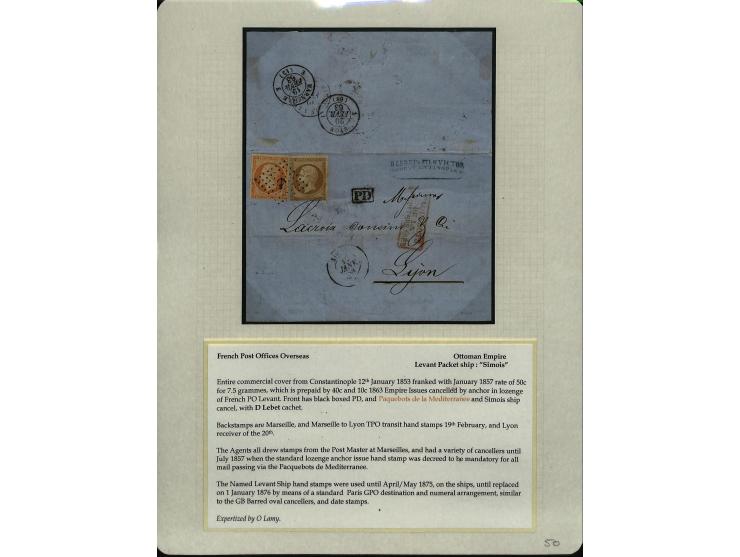 1849/75 (ca.), sehr schöner Sammlungsbestand, zu großen Teilen ausstellungsmäßig aufgezogen mit ungebrauchten und gebrauchten