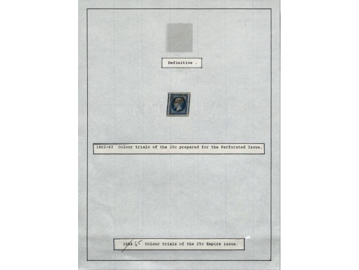 1849/75 (ca.), sehr schöner Sammlungsbestand, zu großen Teilen ausstellungsmäßig aufgezogen mit ungebrauchten und gebrauchten