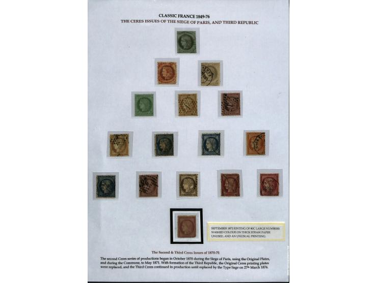 1849/75 (ca.), sehr schöner Sammlungsbestand, zu großen Teilen ausstellungsmäßig aufgezogen mit ungebrauchten und gebrauchten