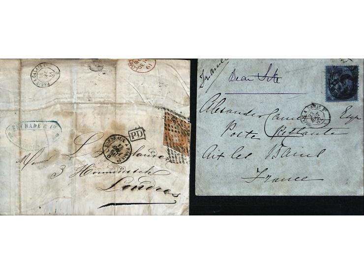 1849/75 (ca.), sehr schöner Sammlungsbestand, zu großen Teilen ausstellungsmäßig aufgezogen mit ungebrauchten und gebrauchten