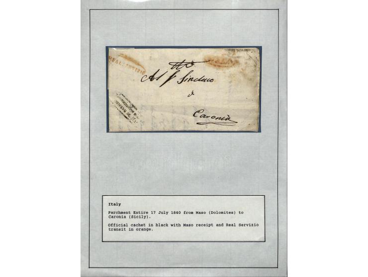 1849/75 (ca.), sehr schöner Sammlungsbestand, zu großen Teilen ausstellungsmäßig aufgezogen mit ungebrauchten und gebrauchten