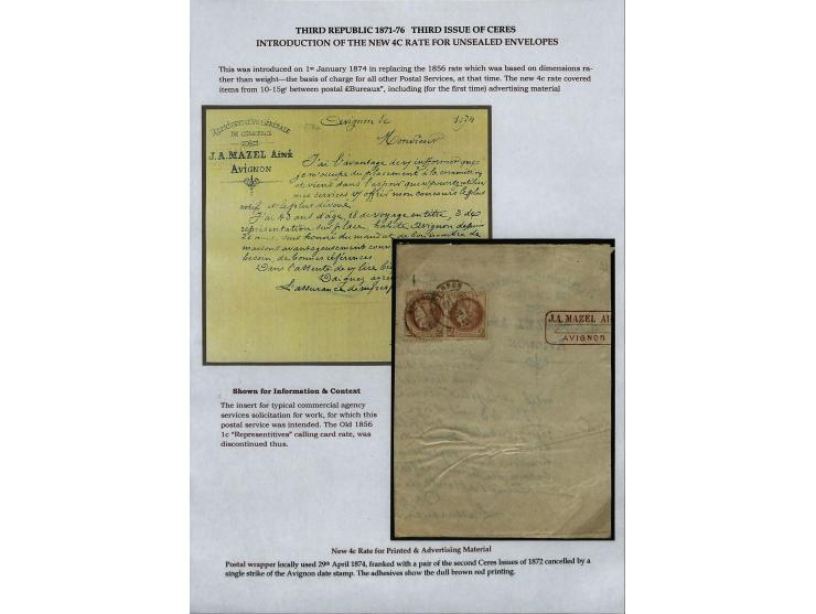 1849/75 (ca.), sehr schöner Sammlungsbestand, zu großen Teilen ausstellungsmäßig aufgezogen mit ungebrauchten und gebrauchten