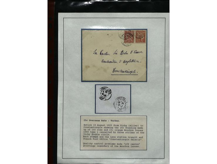 1849/75 (ca.), sehr schöner Sammlungsbestand, zu großen Teilen ausstellungsmäßig aufgezogen mit ungebrauchten und gebrauchten