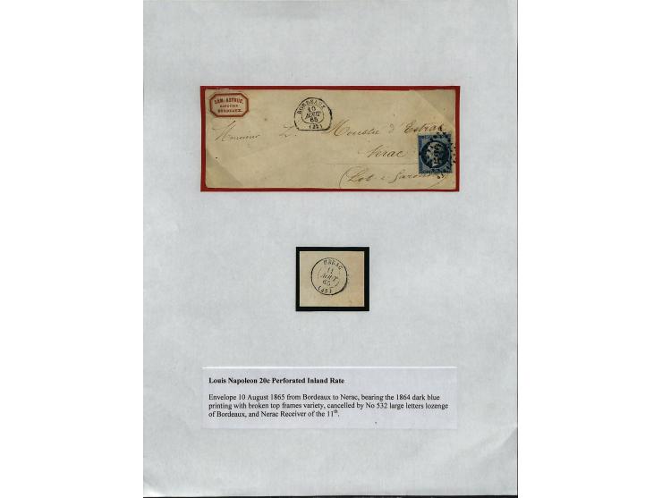 1849/75 (ca.), sehr schöner Sammlungsbestand, zu großen Teilen ausstellungsmäßig aufgezogen mit ungebrauchten und gebrauchten