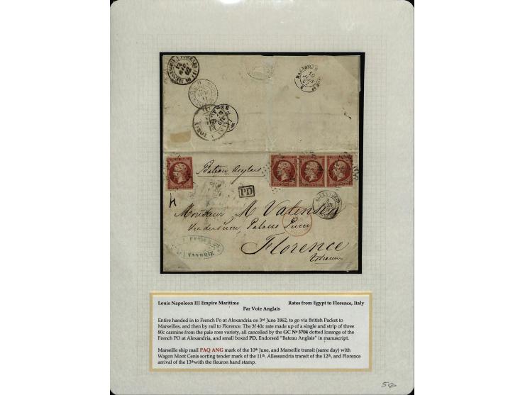 1849/75 (ca.), sehr schöner Sammlungsbestand, zu großen Teilen ausstellungsmäßig aufgezogen mit ungebrauchten und gebrauchten