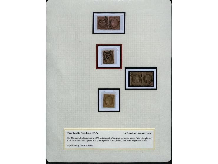 1849/75 (ca.), sehr schöner Sammlungsbestand, zu großen Teilen ausstellungsmäßig aufgezogen mit ungebrauchten und gebrauchten