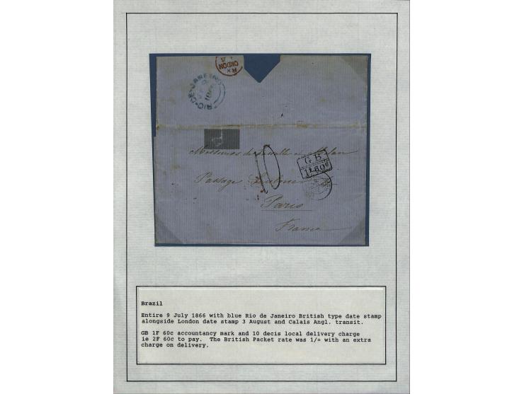 1849/75 (ca.), sehr schöner Sammlungsbestand, zu großen Teilen ausstellungsmäßig aufgezogen mit ungebrauchten und gebrauchten
