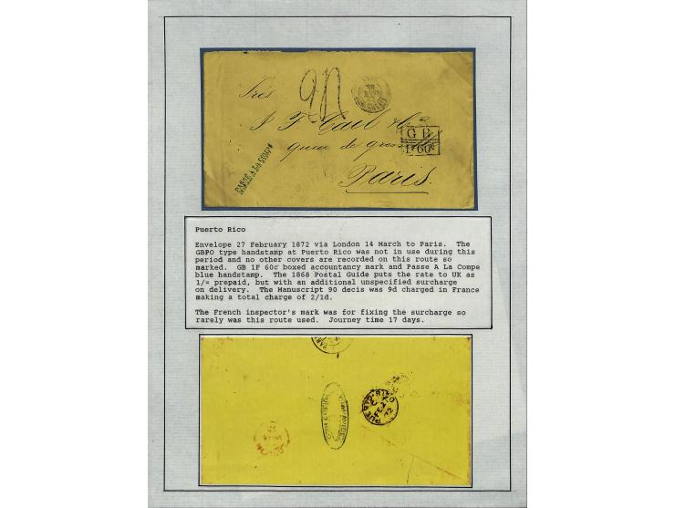 1849/75 (ca.), sehr schöner Sammlungsbestand, zu großen Teilen ausstellungsmäßig aufgezogen mit ungebrauchten und gebrauchten