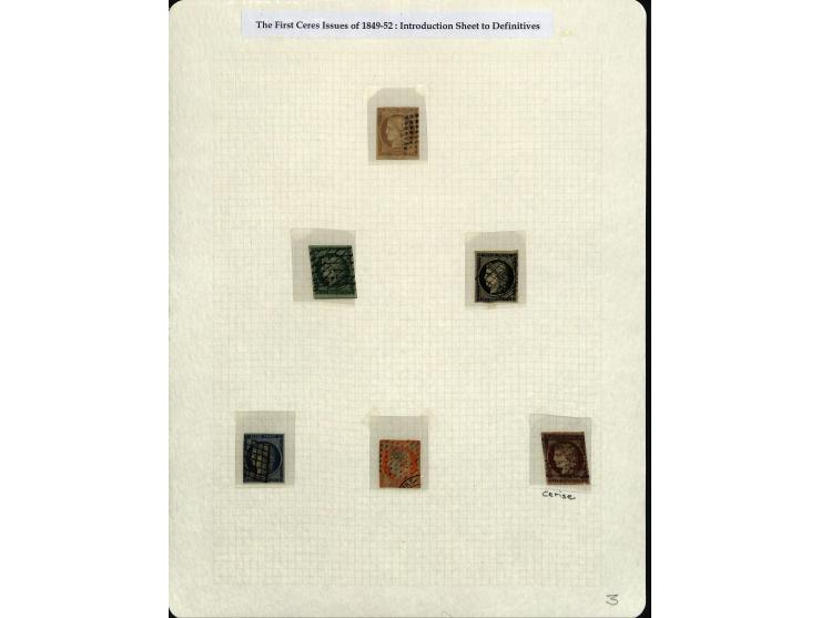 1849/75 (ca.), sehr schöner Sammlungsbestand, zu großen Teilen ausstellungsmäßig aufgezogen mit ungebrauchten und gebrauchten