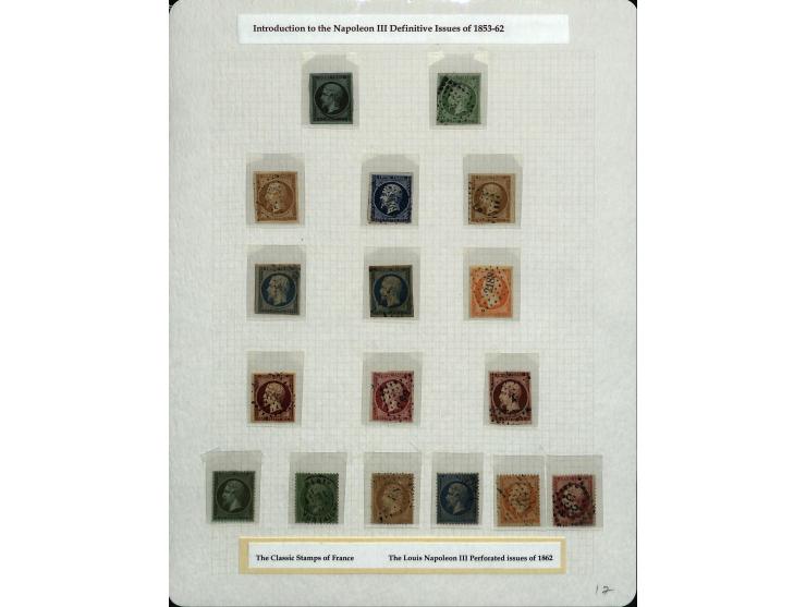 1849/75 (ca.), sehr schöner Sammlungsbestand, zu großen Teilen ausstellungsmäßig aufgezogen mit ungebrauchten und gebrauchten