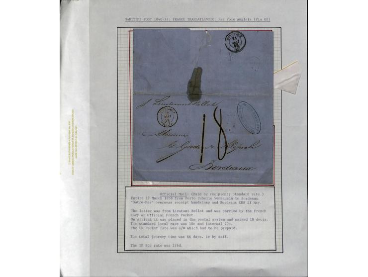 1849/75 (ca.), sehr schöner Sammlungsbestand, zu großen Teilen ausstellungsmäßig aufgezogen mit ungebrauchten und gebrauchten
