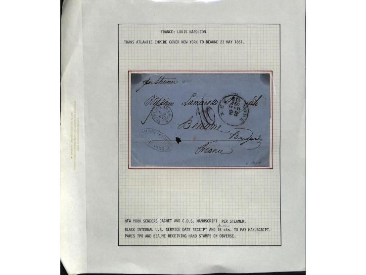 1849/75 (ca.), sehr schöner Sammlungsbestand, zu großen Teilen ausstellungsmäßig aufgezogen mit ungebrauchten und gebrauchten