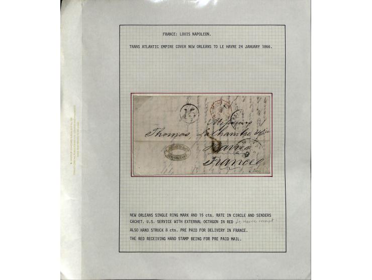 1849/75 (ca.), sehr schöner Sammlungsbestand, zu großen Teilen ausstellungsmäßig aufgezogen mit ungebrauchten und gebrauchten