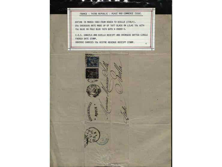 1849/75 (ca.), sehr schöner Sammlungsbestand, zu großen Teilen ausstellungsmäßig aufgezogen mit ungebrauchten und gebrauchten