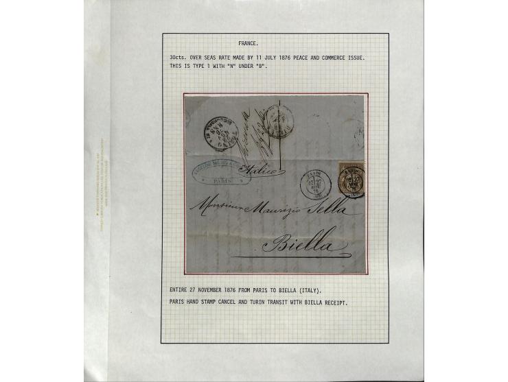 1849/75 (ca.), sehr schöner Sammlungsbestand, zu großen Teilen ausstellungsmäßig aufgezogen mit ungebrauchten und gebrauchten