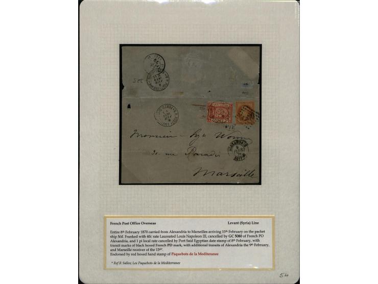 1849/75 (ca.), sehr schöner Sammlungsbestand, zu großen Teilen ausstellungsmäßig aufgezogen mit ungebrauchten und gebrauchten