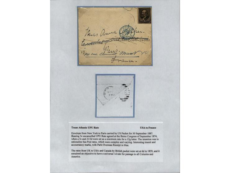 1849/75 (ca.), sehr schöner Sammlungsbestand, zu großen Teilen ausstellungsmäßig aufgezogen mit ungebrauchten und gebrauchten