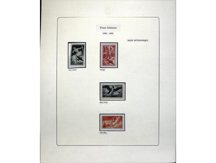 1927/87, Sammlung der Flugpost-Ausgaben mit vielen Eckrand-4er-Blocks mit Druckdaten, einigen Probedrucken etc., dabei u.a. M