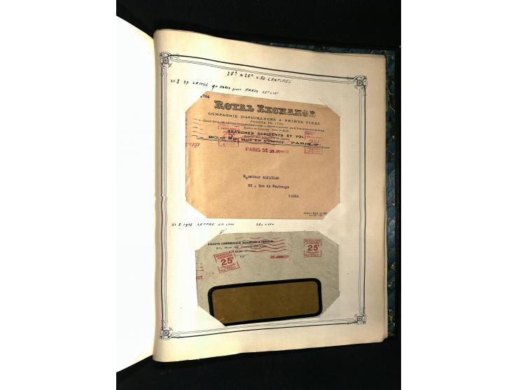 1757/1917, interessante Sammlung mit über 350 Briefen, dabei viel Vorphila bzw. markenlose Belege u.a. mit Kartenschluß, auße