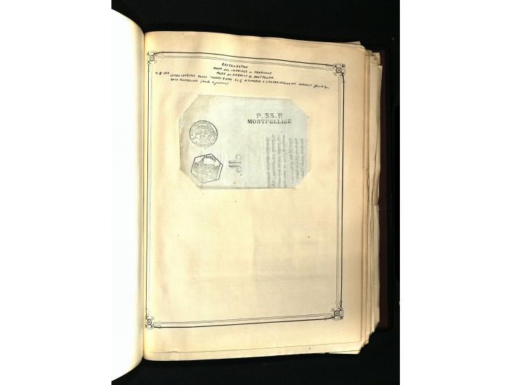 1757/1917, interessante Sammlung mit über 350 Briefen, dabei viel Vorphila bzw. markenlose Belege u.a. mit Kartenschluß, auße