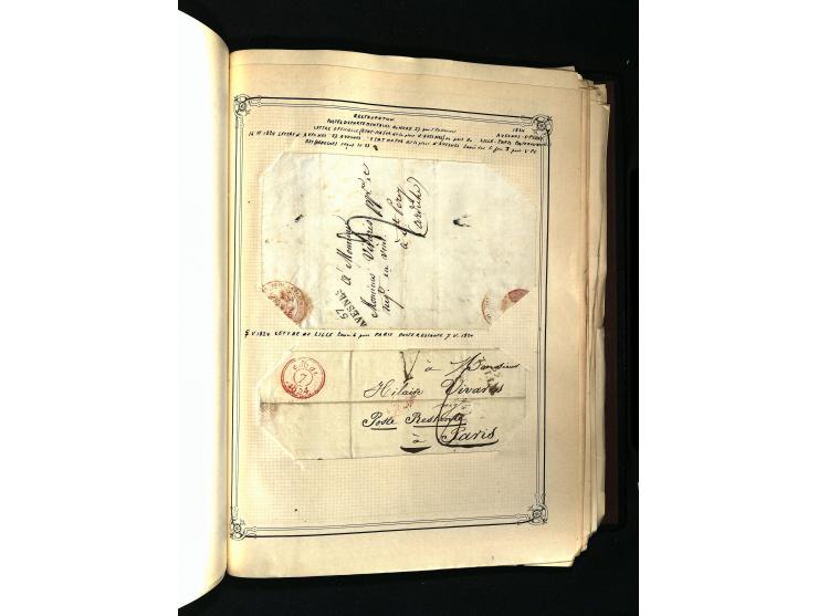 1757/1917, interessante Sammlung mit über 350 Briefen, dabei viel Vorphila bzw. markenlose Belege u.a. mit Kartenschluß, auße