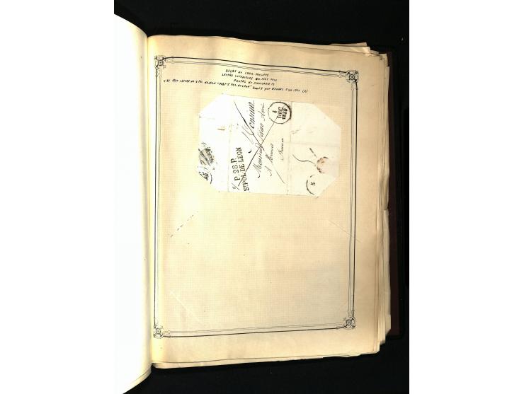 1757/1917, interessante Sammlung mit über 350 Briefen, dabei viel Vorphila bzw. markenlose Belege u.a. mit Kartenschluß, auße