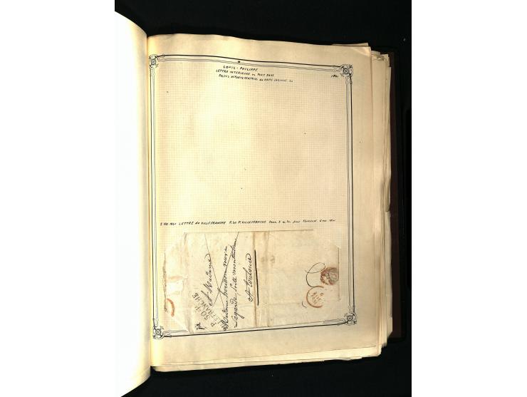 1757/1917, interessante Sammlung mit über 350 Briefen, dabei viel Vorphila bzw. markenlose Belege u.a. mit Kartenschluß, auße